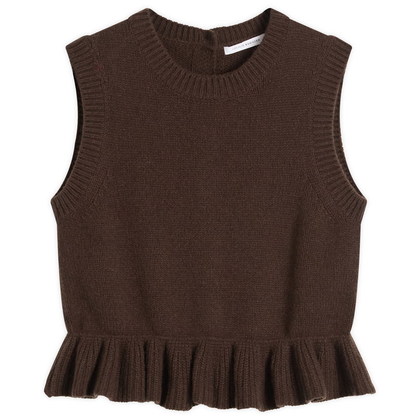 Väst Cecilie Bahnsen Bill Vest Brun | 225KNI53002