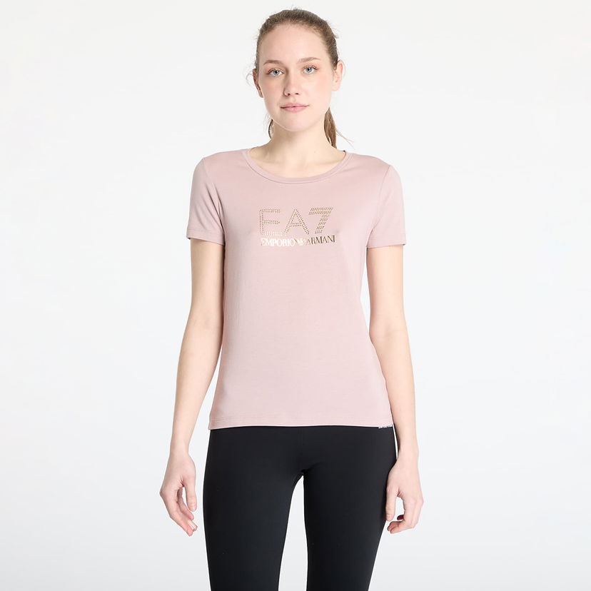 T-shirt Emporio Armani EA7 Emporio Armani Train Evolution T-Shirt Rosa | 8NTT67TJDQZU4079