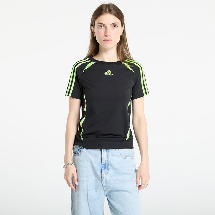 T-shirt adidas Originals Teamgeist Adicolor Slim Jersey T-Shirt Svart | JZ6709