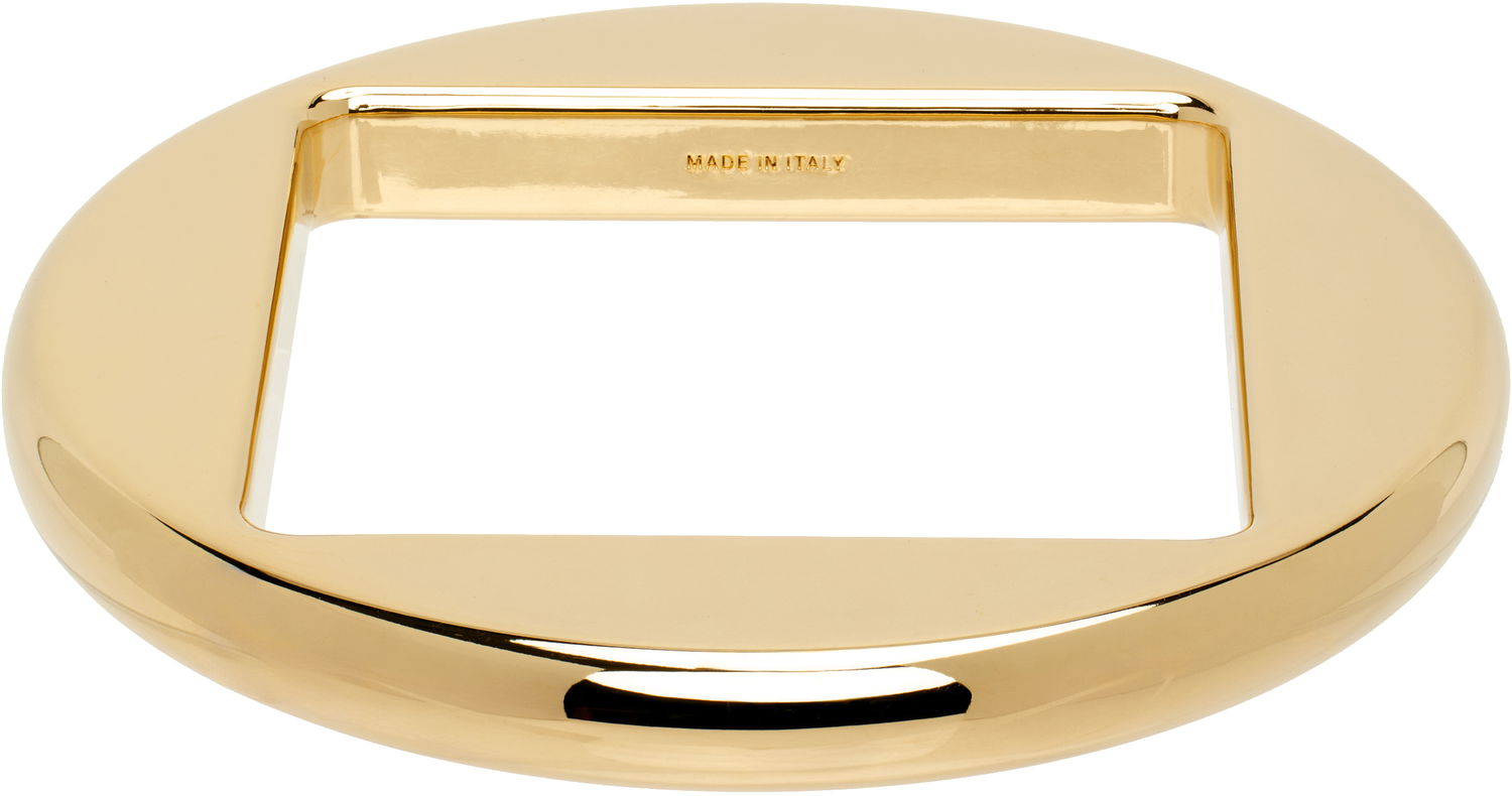 Ringa Jacquemus Jacquemus 'Le bracelet rond' Round Bracelet Metallisk | 23H233JW633-5845, 1