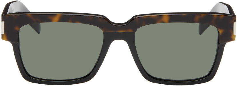 Solglasögon Saint Laurent Tortoiseshell Square Sunglasses Brun | SL 732 VADIM-003