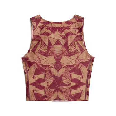 Crop top Puma PUMA x SAYSKY Abstract Pattern Crop Running Top Flerfärgad | 527835_90, 7