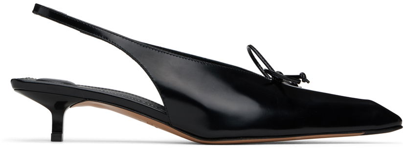 Sneakers och skor Jacquemus Les Sculptures 'Les slingbacks Cubisto basses' Heels "Black" Svart | 24E241FO138-4036
