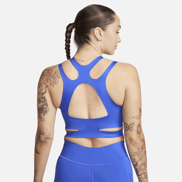 Behå Nike FutureMove Light-Support Non-Padded Strappy Sports Bra Mörkblå | FQ2640-405, 4