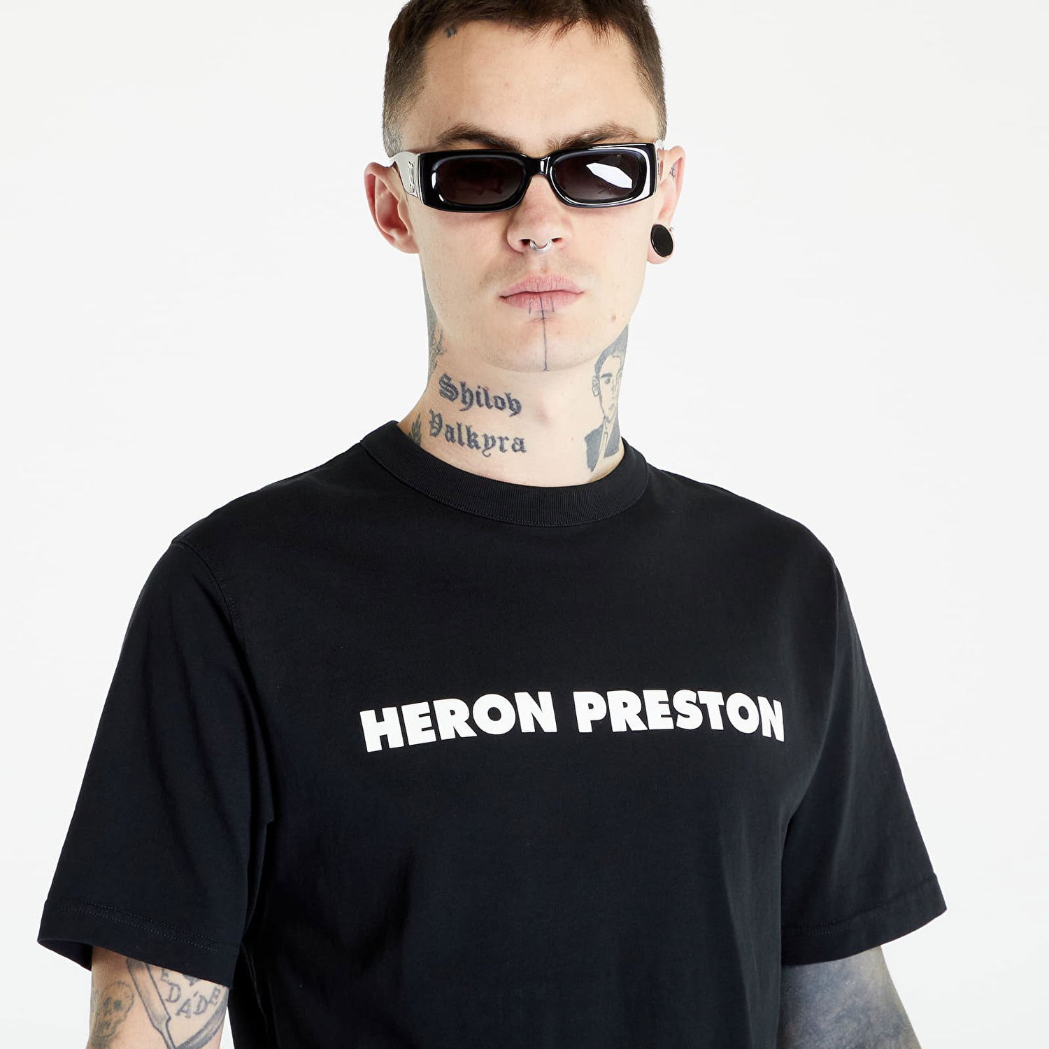 T-shirt HERON PRESTON This Is Not Short Sleeve Tee Svart | HMAA032S23JER0091001, 0