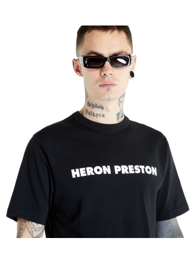 T-shirt HERON PRESTON This Is Not Short Sleeve Tee Svart | HMAA032S23JER0091001