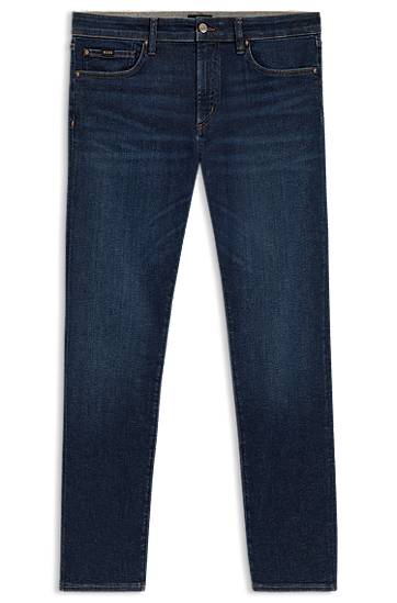 Jeans BOSS Slim-Fit Performance Denim Jeans Blå | 50542530