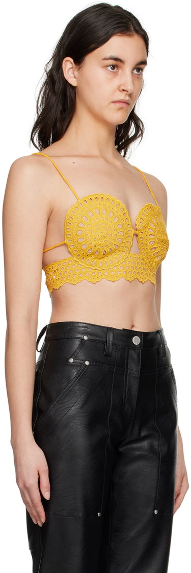 Behå Stella McCartney Stella McCartney Women's Scalloped Camisole Gul | 6T00593BU304, 1