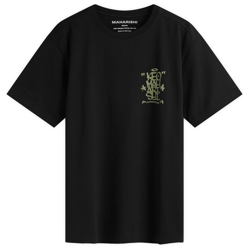 T-shirt Maharishi Maharishi Keo Graphic T-Shirt, Size Large Svart | 1465-BLK