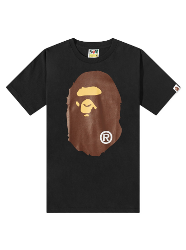 T-shirt BAPE Classic Big Ape Head T-Shirt Black Svart | 001TEJ301003M-BLK