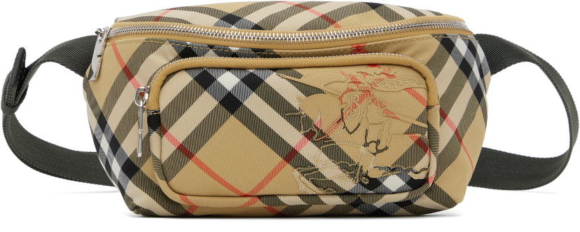 Midjeväska Burberry Burberry Small Check Belt Bag Beige | 8106714