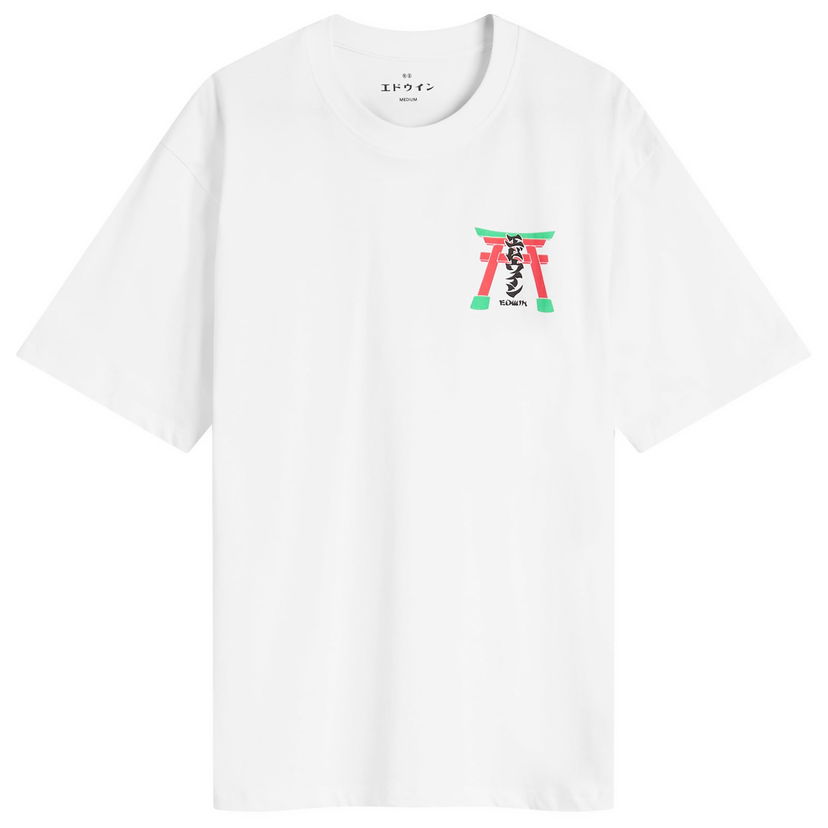 T-shirt EDWIN Torii Graphic T-Shirt Vit | I035003-0200