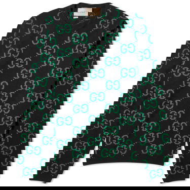 Sweater Gucci Jumbo GG Jacquard Crewneck Svart | 692900-XKCC5-1064, 0
