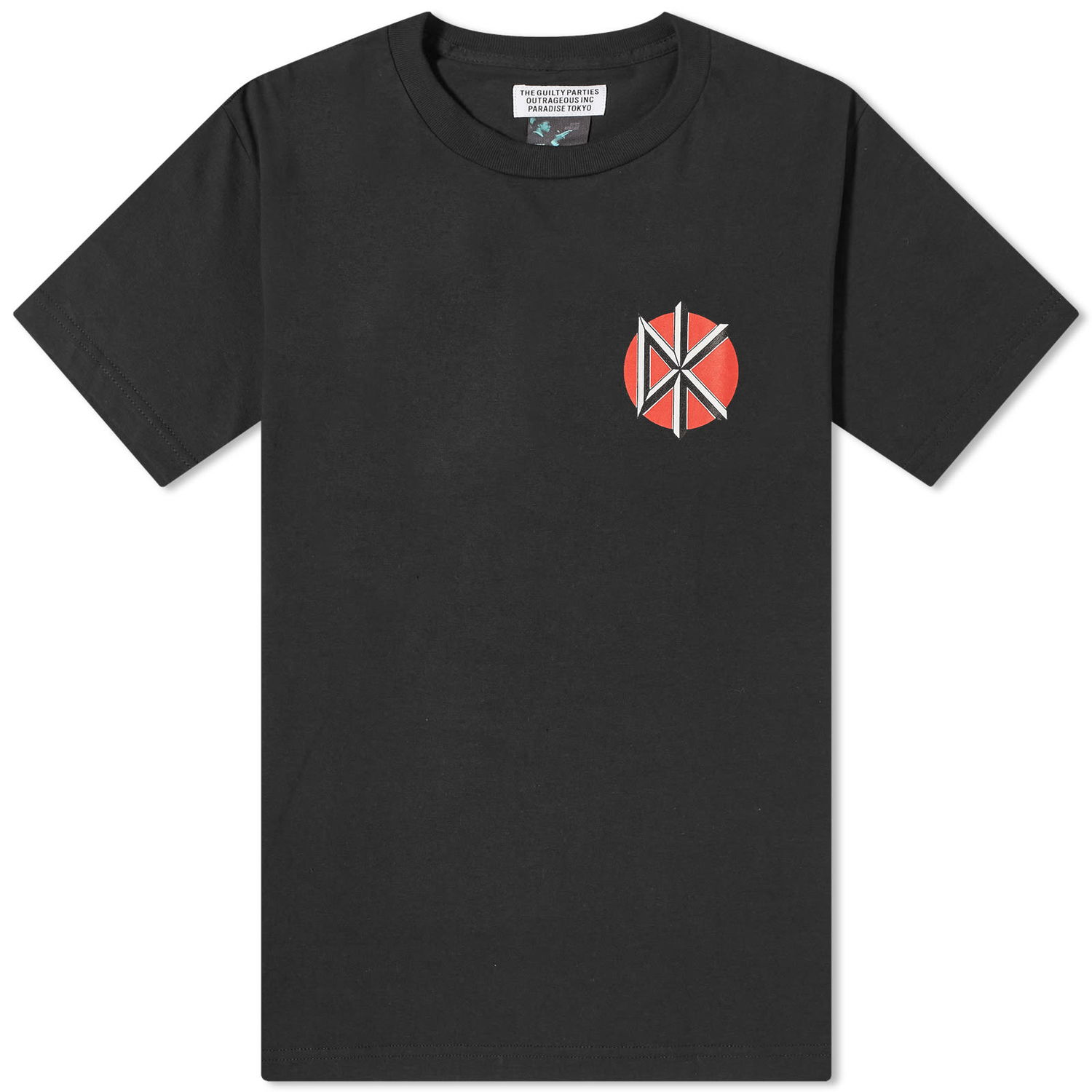 T-shirt WACKO MARIA Dead Kennedys Crew Neck T-Shirt Svart | DEADKENNEDYS-WM-TEE01-BLK, 0