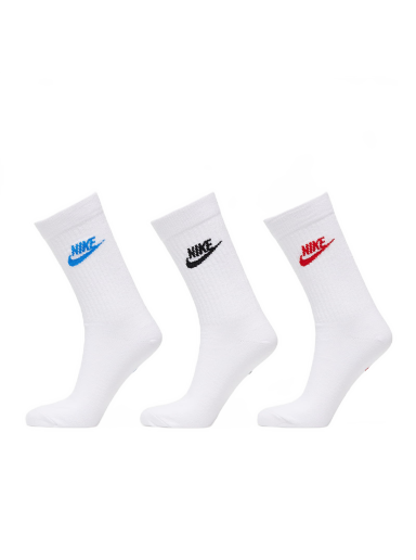 Underkläder och strumpor Nike Everyday Essential Crew Socks 3-Pack Vit | DX5025-911