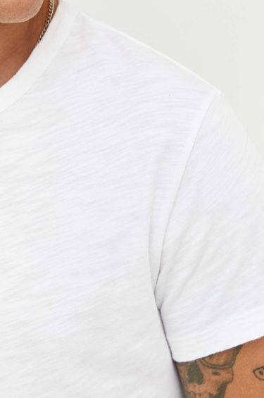 T-shirt Samsoe Samsoe Samsoe Samsoe T-Shirt Vit | M00012516, 4