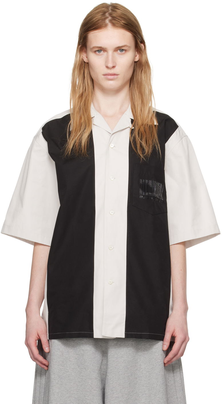 Skjorta VETEMENTS Spread Collar Shirt Svart | VL16SH200S 5338 POPLIN