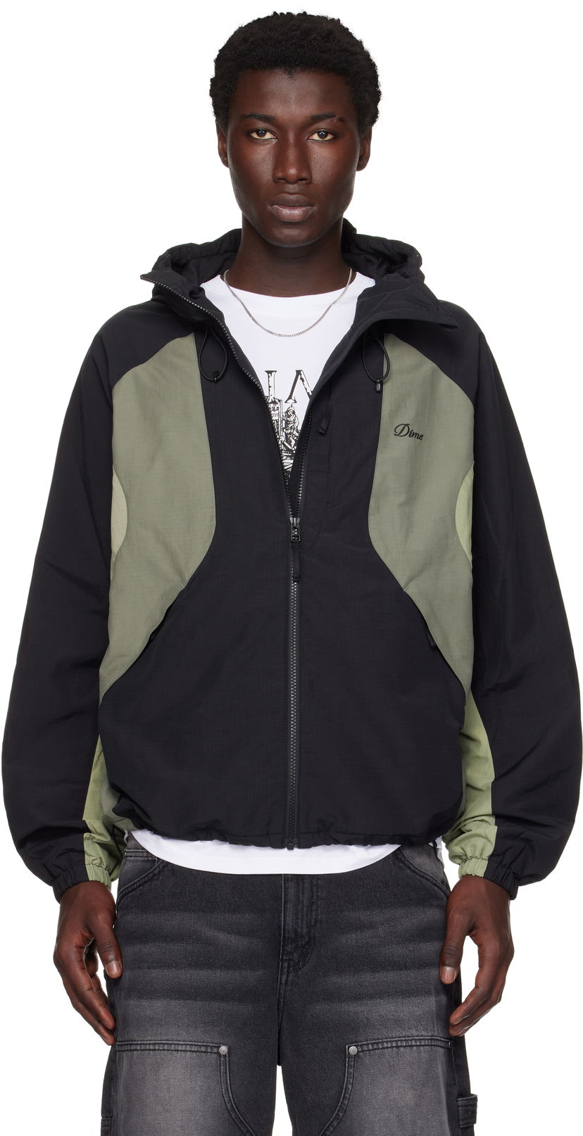 Vindjacka Dime Dime Tech Windbreaker Jacket Svart | DIMESU253BLK