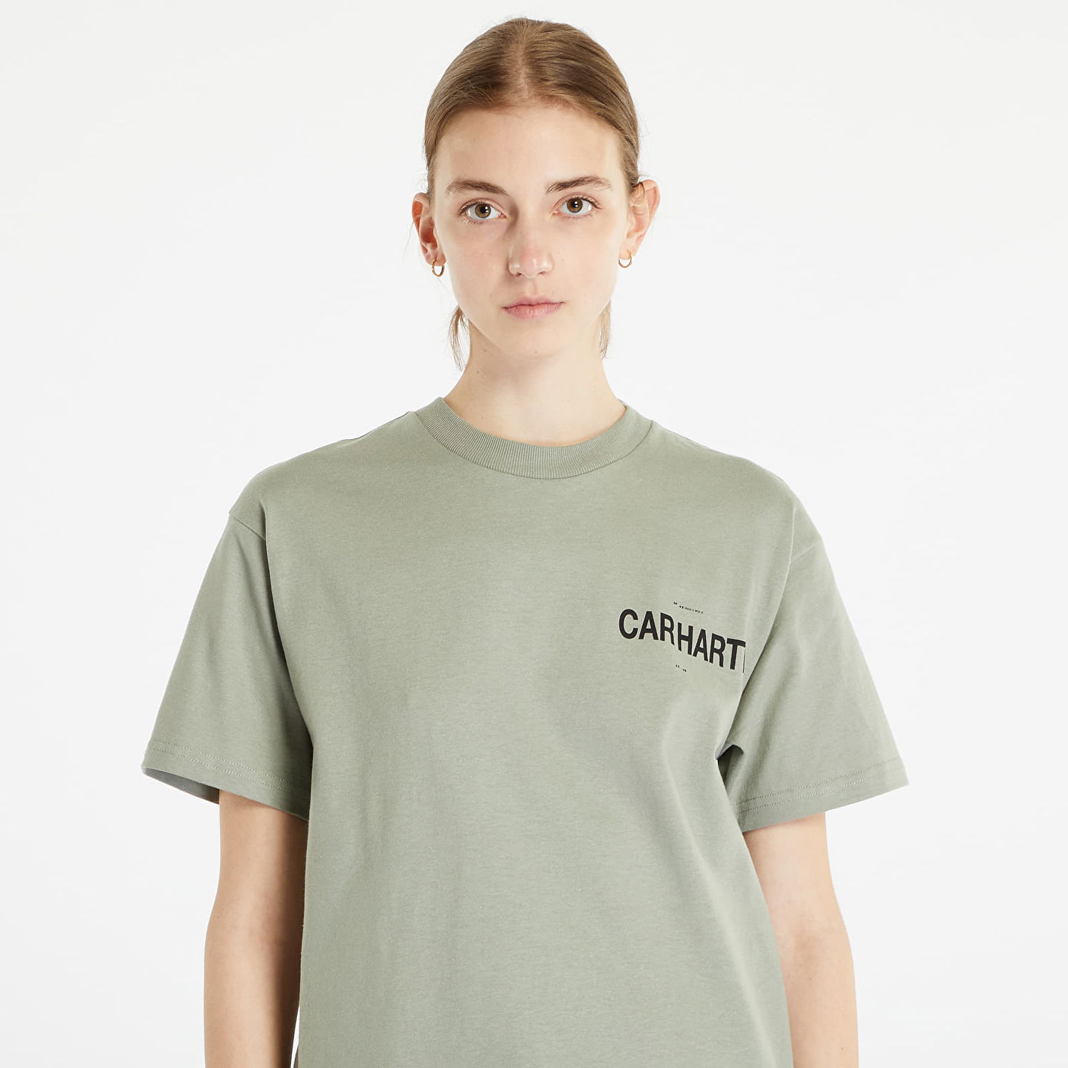 T-shirt Carhartt WIP Fold-In Short Sleeve Tee UNISEX Yucca Grön | I031781.1CTXX, 1