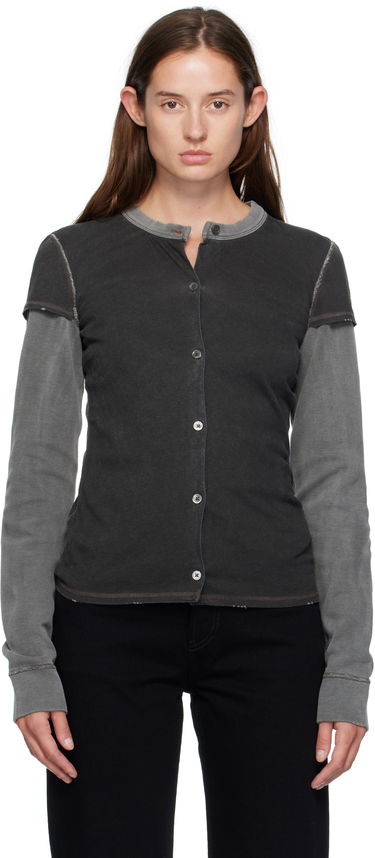 Sweater OUR LEGACY Our Legacy Heat Long Sleeve Cardigan Grå | W4256HF, 0