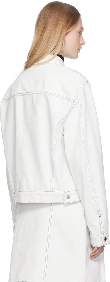 Jacka We11done We11done Tucked Denim Jacket Vit | WD-DJ3-23-338-M-IC, 2