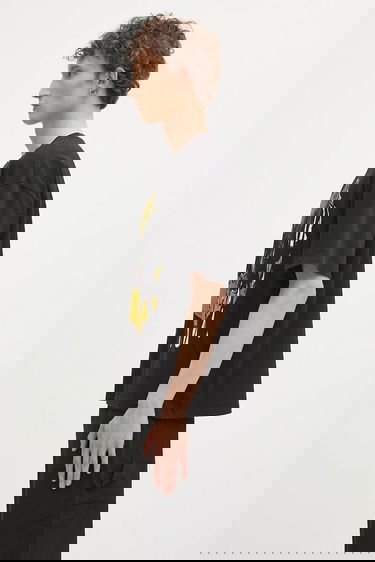 T-shirt Sky High Farm Sky High Farm Eri Print T-Shirt Svart | SHF07T032, 1