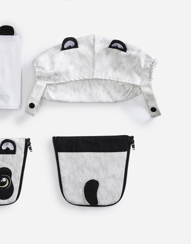 Resväska Dolce & Gabbana Dolce & Gabbana Panda Baby Carrier Cover Set Grå | LCJA09G7QUBS9000, 1