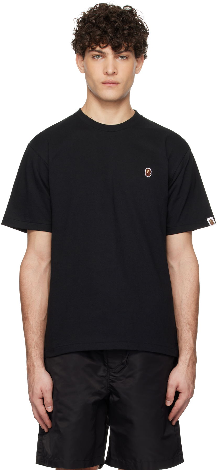 T-shirt BAPE Ape Head One Point T-Shirt Svart | 001TEK801004M