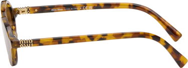 Solglasögon Miu Miu Miu Regard Tortoiseshell Round Sunglasses Brun | 0MU 04ZS 8056262145609, 2