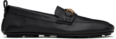 Sneakers och skor Versace Leather Driver Loafers Svart | 1017072_1A12110, 0