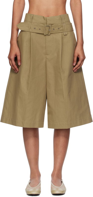 Shorts Simone Rocha Simone Rocha Wide Leg Multi Belt Loop Shorts Beige | 4160 1267, 0