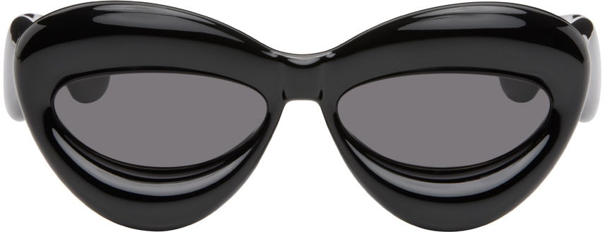 Solglasögon Loewe Black Inflated Sunglasses Svart | LW40097I@5501A, 0