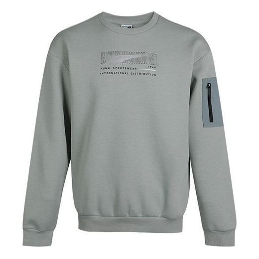 Sweater Puma Puma Living Series Fleece Lined Pullover Grön | 530291-49, 0