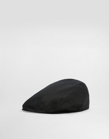 Keps Dolce & Gabbana Dolce & Gabbana Linen Flat Cap Svart | GH587AFU4JBN0000, 0