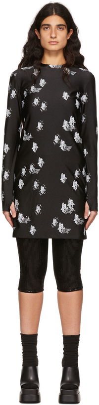 We11done Artwork Mini Dress