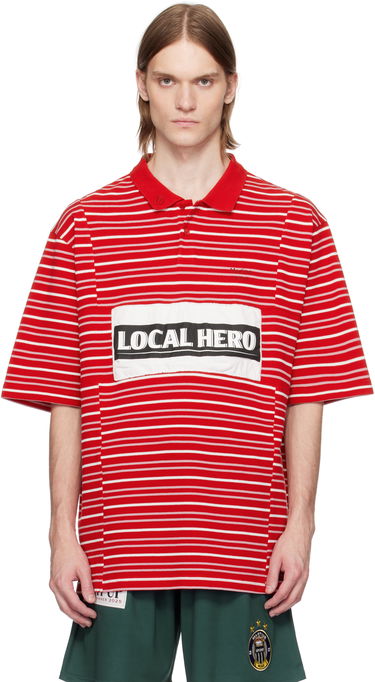 Polotröja Martine Rose Martine Rose Oversized Panelled Polo Röd | 643JE02104M, 0