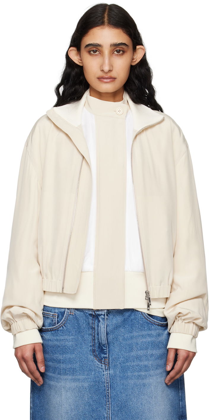 Bomberjacka Helmut Lang Helmut Lang Bomber Jacket Beige | O04HW102