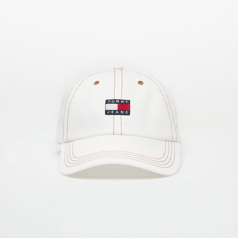 Keps Tommy Hilfiger Tommy Jeans Heritage Denim Cap Vit | AW0AW17572 1CD