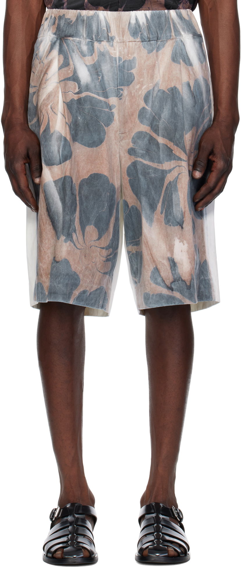 Shorts Dries Van Noten Dries Van Noten Printed Shorts Flerfärgad | 251-020966-1522