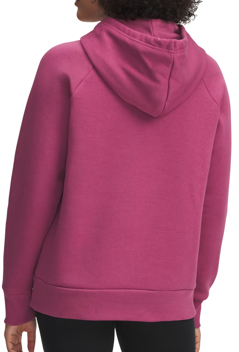 Sweatshirt Under Armour Rival Shimmer Fleece Hoodie Rosa | 6003710-659, 1