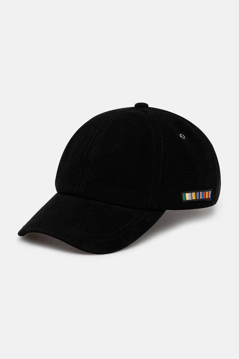 Keps Paul Smith Paul Smith Suede Baseball Cap Svart | M1A.987DT.T660