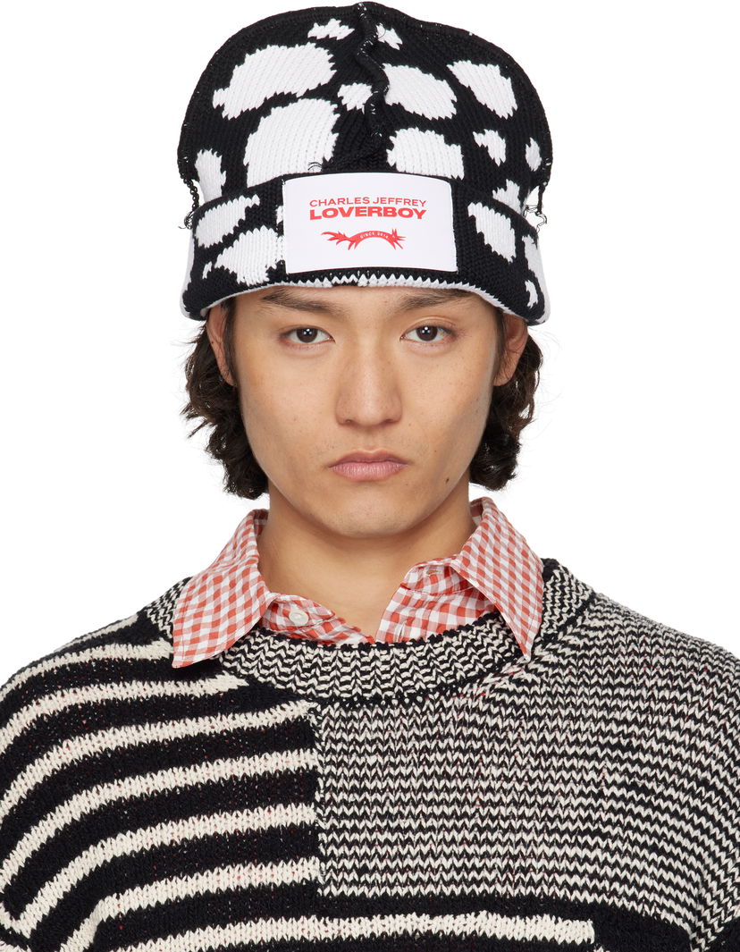 Mössa Charles Jeffrey Loverboy Charles Jeffrey LOVERBOY Knitted Logo Beanie Svart | 54130601