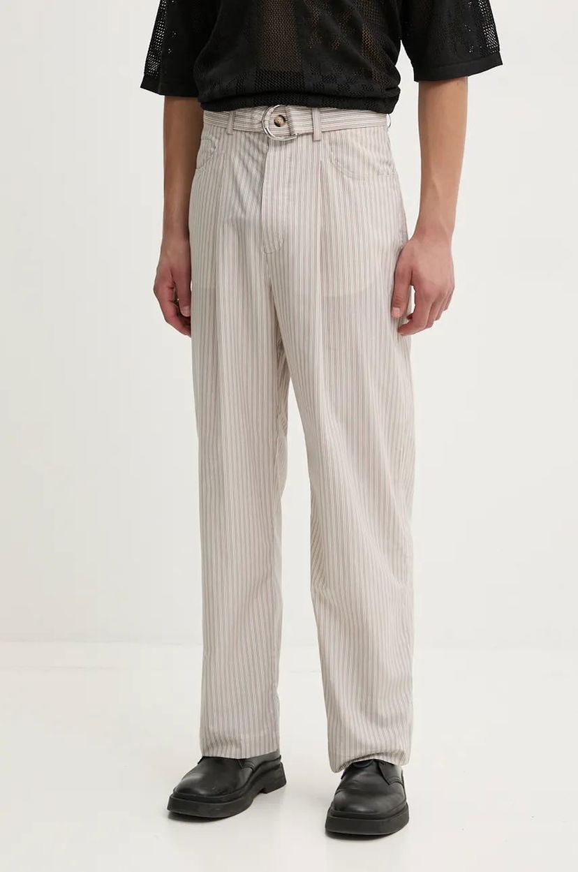 Byxor Nanushka FERRE Chinos Vit | NM24PFPA01775