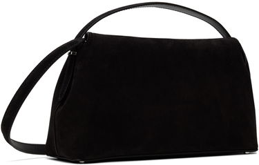Handväska TOTEME TOTEME T-Lock Top Handle Suede Shoulder Bag Svart | 234-WAL961-LE0004, 2