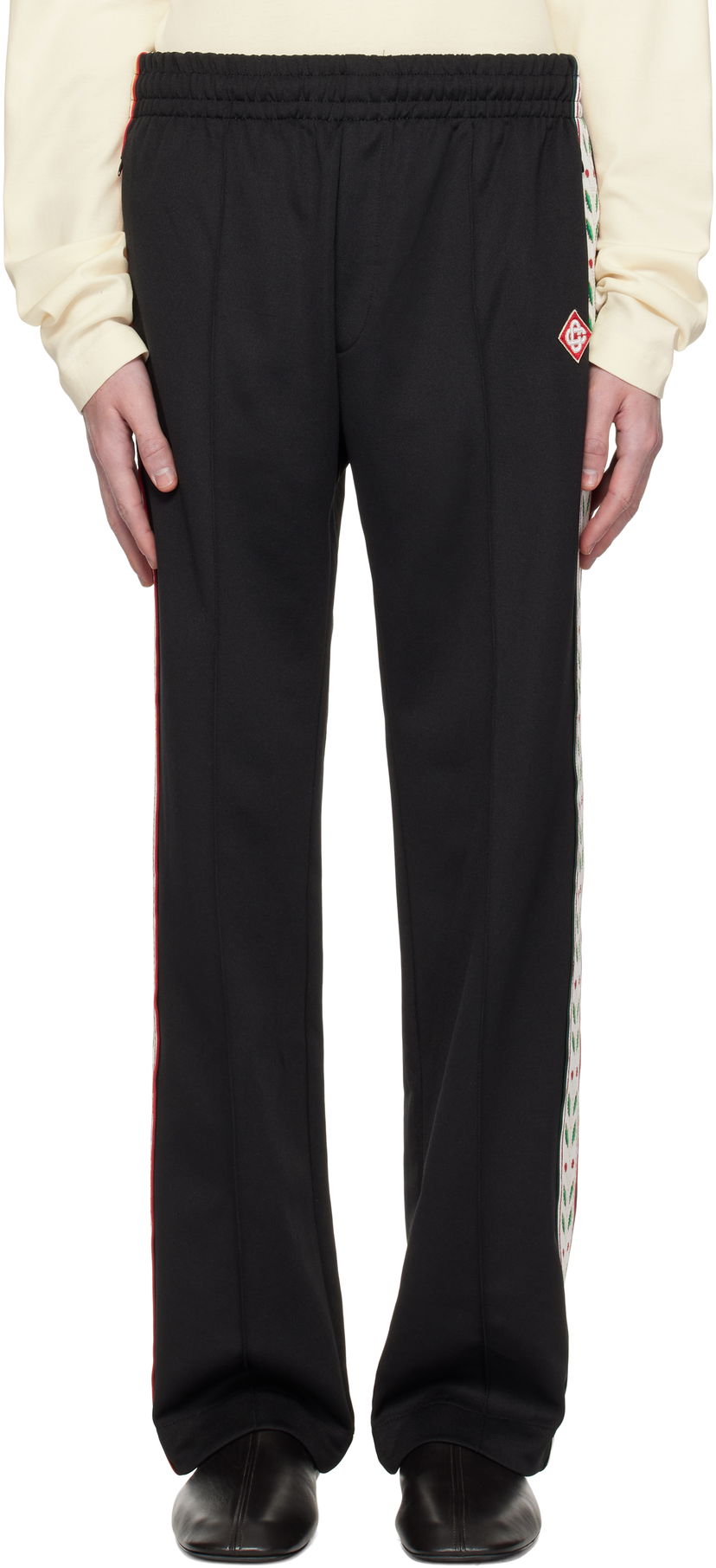 Träningsbyxor Casablanca Laurel Track Pants Svart | MPS25-JTR-230-01