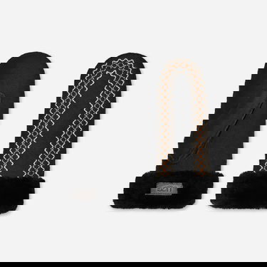 Handskar UGG Embroidered Sheepskin Mittens Svart | 100907-BLK, 1