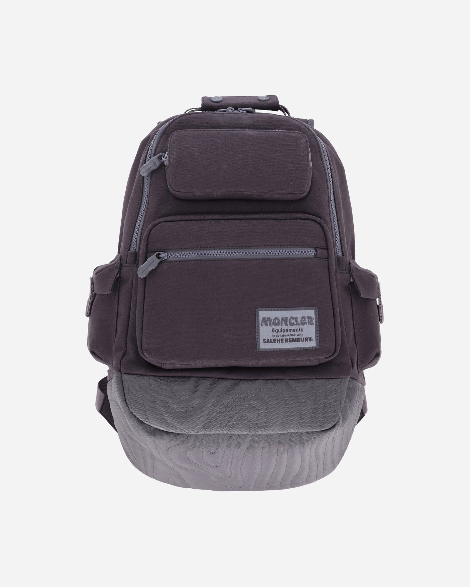 Ryggsäck Moncler Salehe Bembury x Canvas Backpack Svart | 5A00001M3635 926, 0