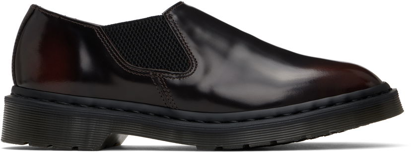 Kläder Dr. Martens Louis Arcadia Leather Slip-on Loafers Bourgogne | 41642600