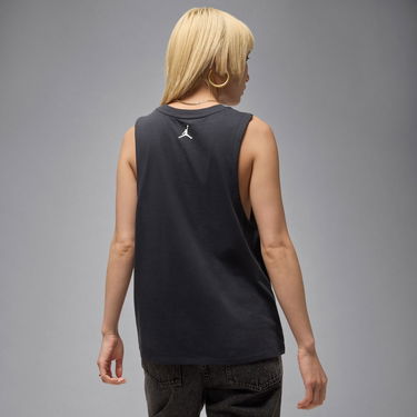 Linne Jordan Flight Sleeveless Lips Graphic Tee Svart | HV0223-045, 2
