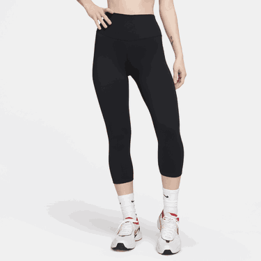 Damasker Nike Nike One High-Waisted Capri Leggings Svart | FN3236-010, 1
